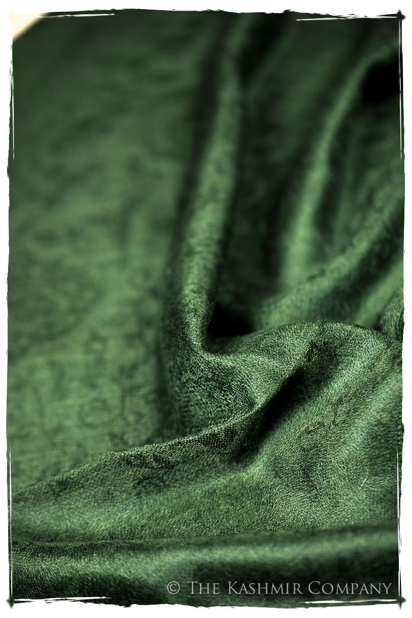 Jacquard Paisley Aspen Cashmere Scarf