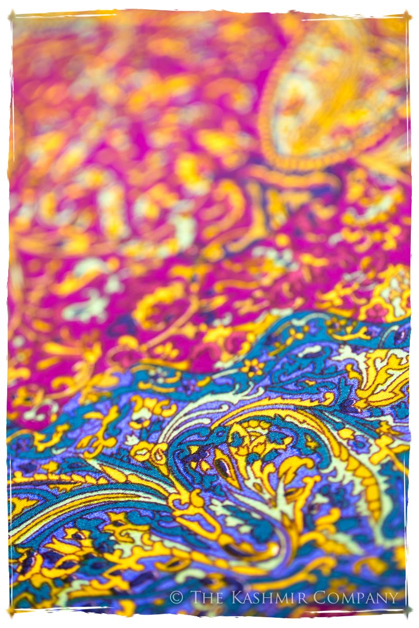 Gerbérga of Saxony Cashmere Square Silk Scarf
