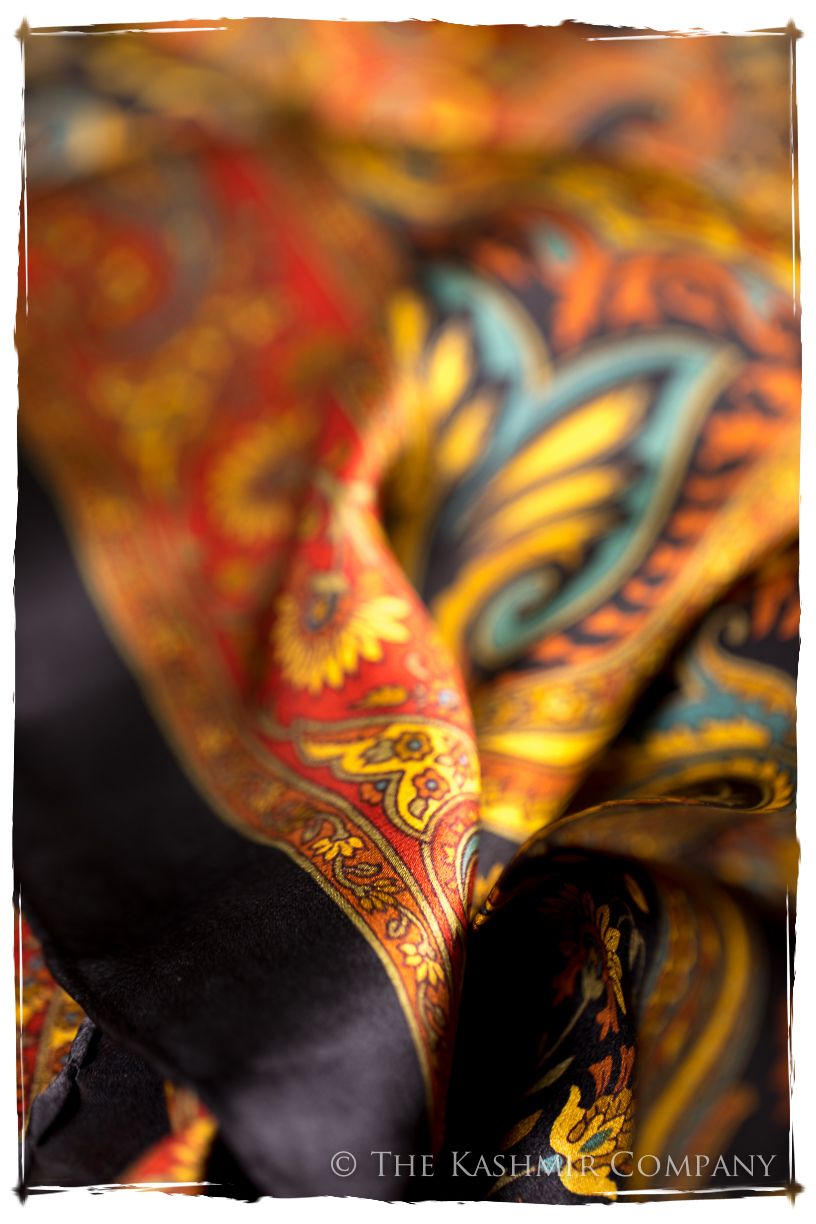 Isabélla of Aragon Cashmere Square Silk Scarf