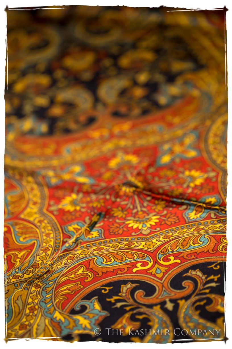 Isabélla of Aragon Cashmere Square Silk Scarf