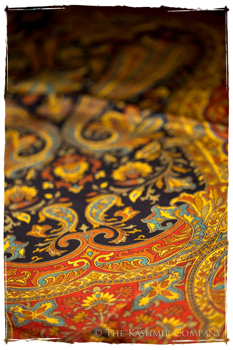 Isabélla of Aragon Cashmere Square Silk Scarf