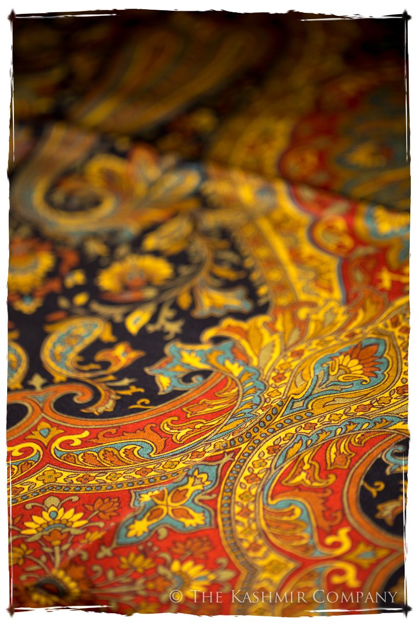 Isabélla of Aragon Cashmere Square Silk Scarf