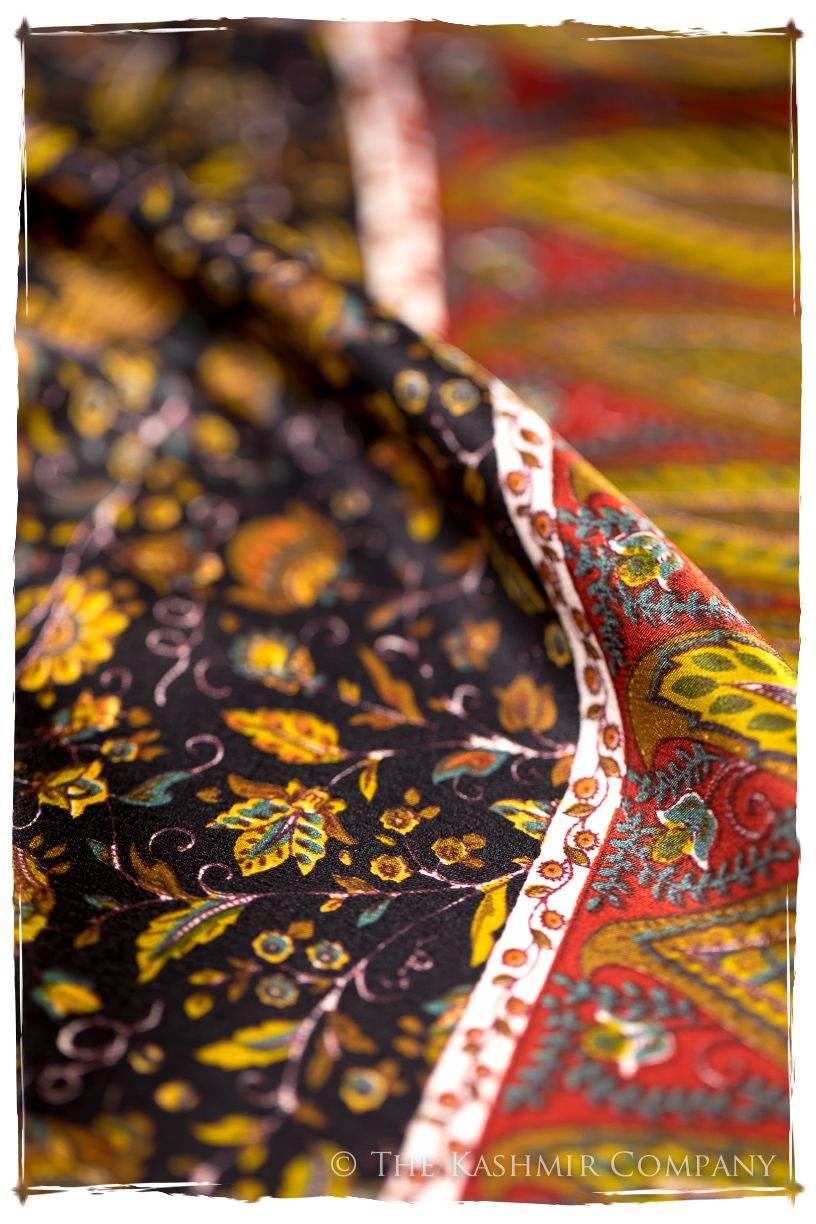 Isabélla of Hainault Cashmere Square Silk Scarf