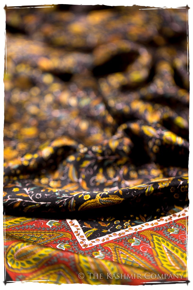 Isabélla of Hainault Cashmere Square Silk Scarf
