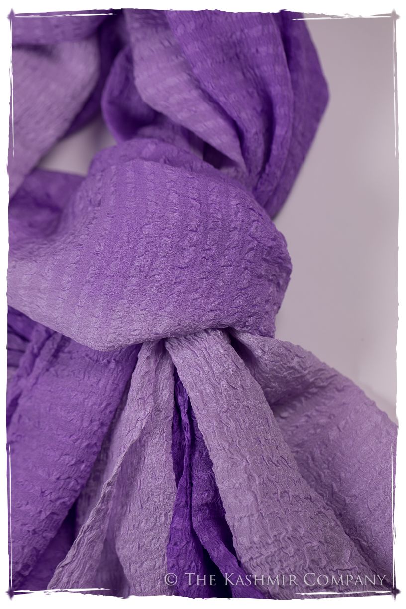 Dewberry Crush Organic Silk Scarf