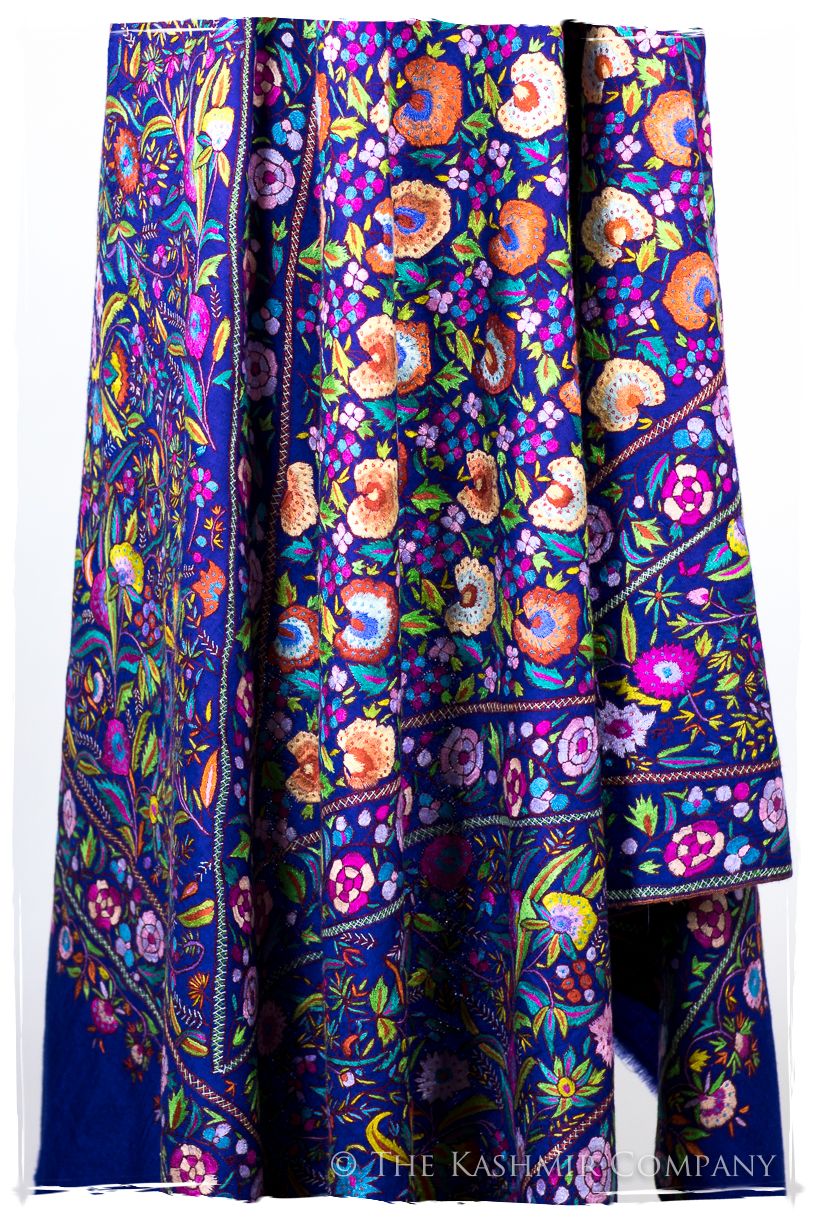 Fleur Tropicale Capri - Grand Pashmina Shawl