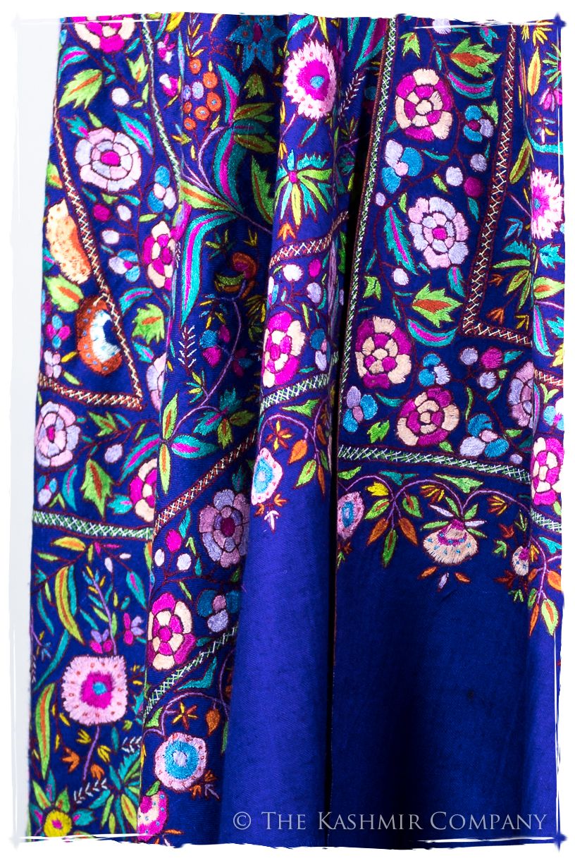 Fleur Tropicale Capri - Grand Pashmina Shawl