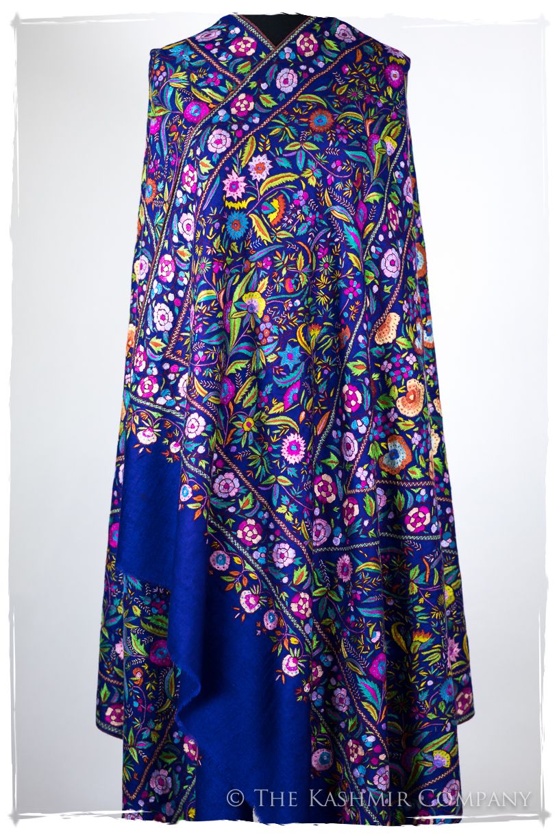 Fleur Tropicale Capri - Grand Pashmina Shawl