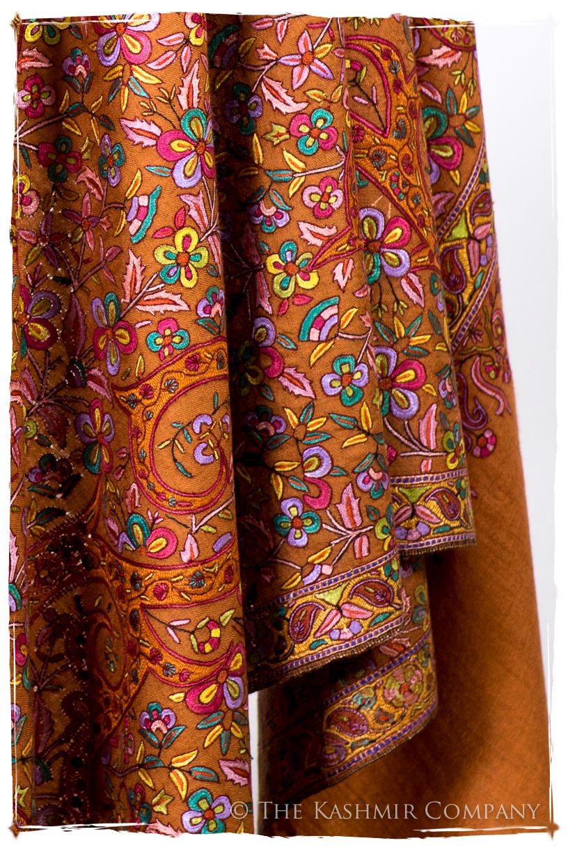 Sunset at Taj - Grand Pashmina Shawl