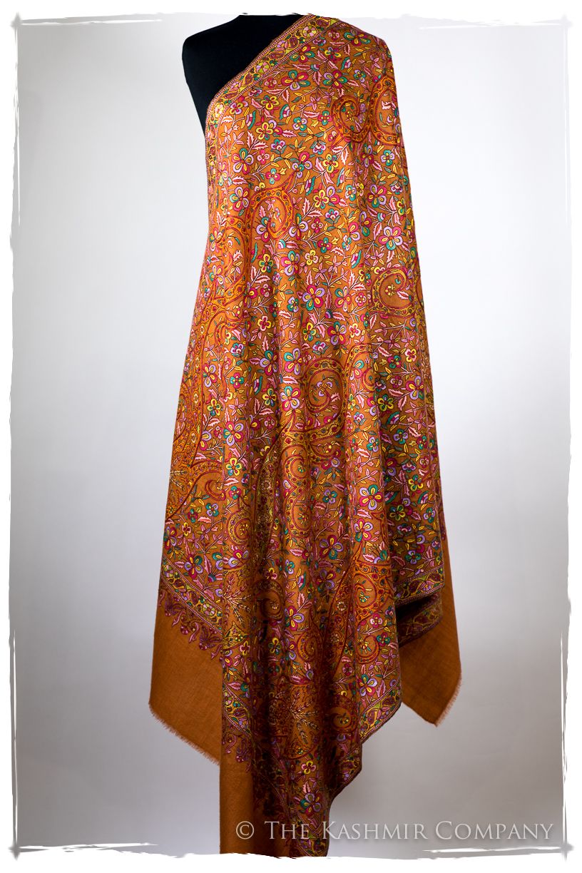 Sunset at Taj - Grand Pashmina Shawl