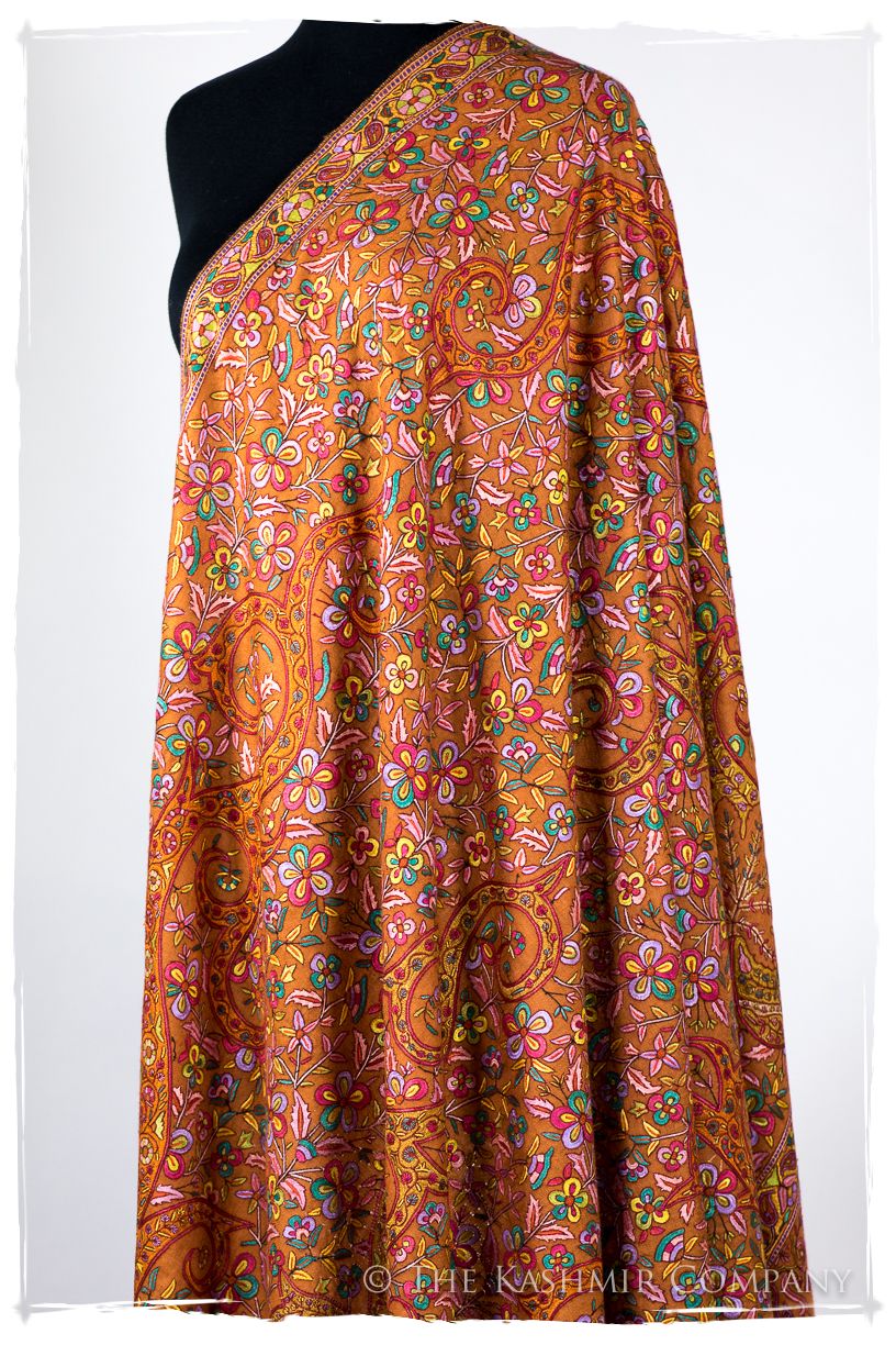 Sunset at Taj - Grand Pashmina Shawl