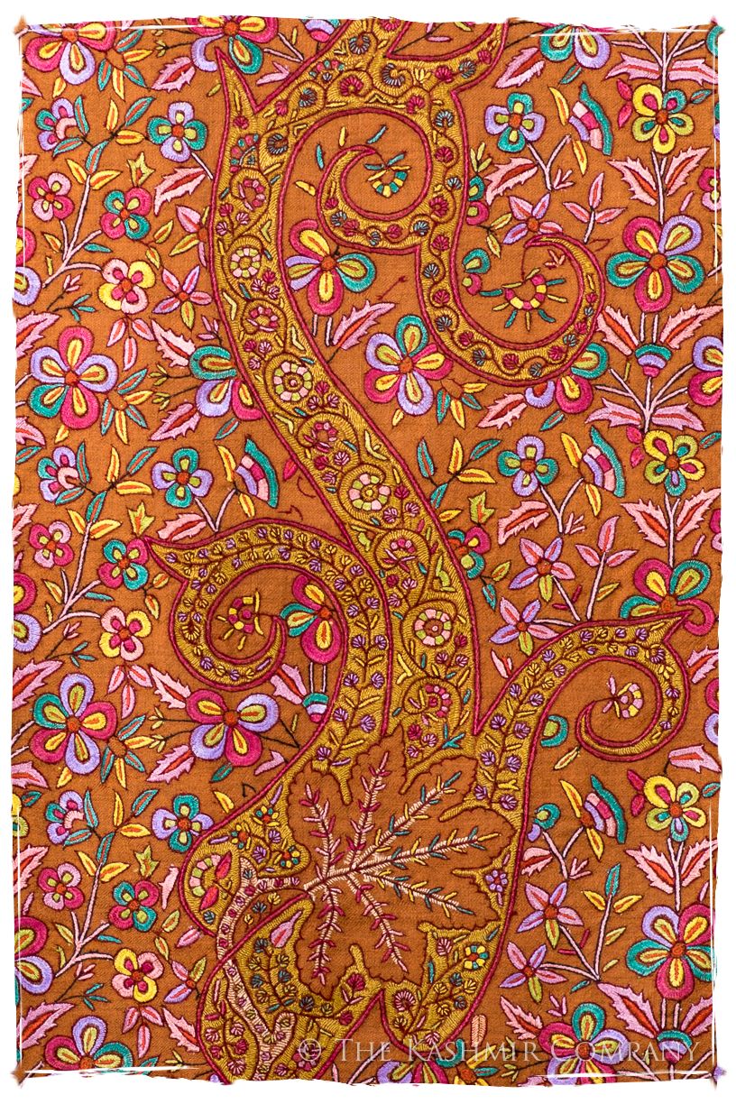 Sunset at Taj - Grand Pashmina Shawl