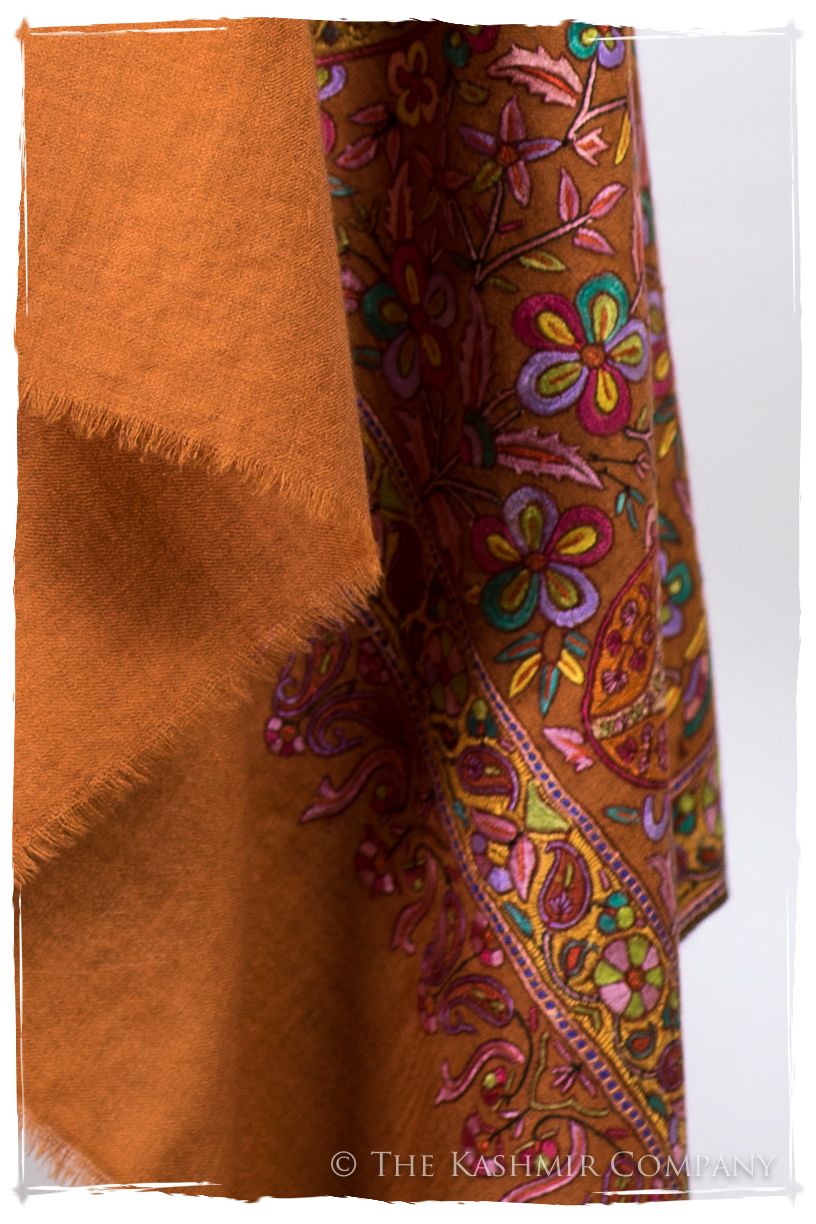 Sunset at Taj - Grand Pashmina Shawl