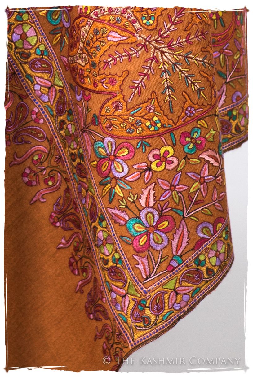 Sunset at Taj - Grand Pashmina Shawl