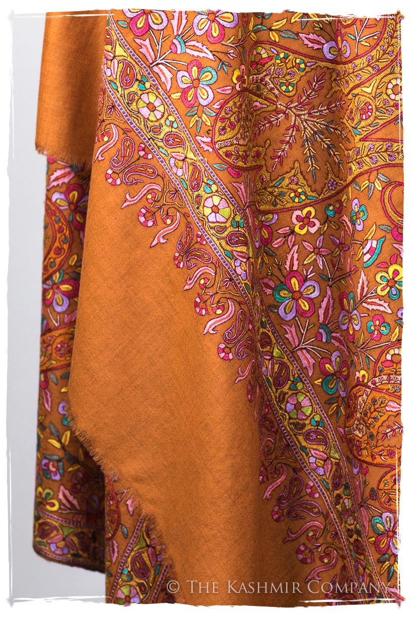 Sunset at Taj - Grand Pashmina Shawl