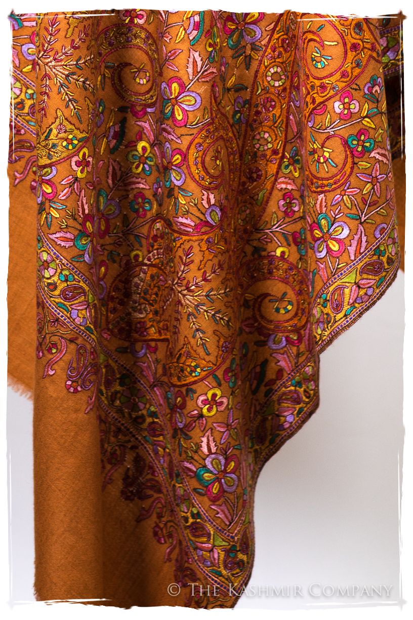 Sunset at Taj - Grand Pashmina Shawl