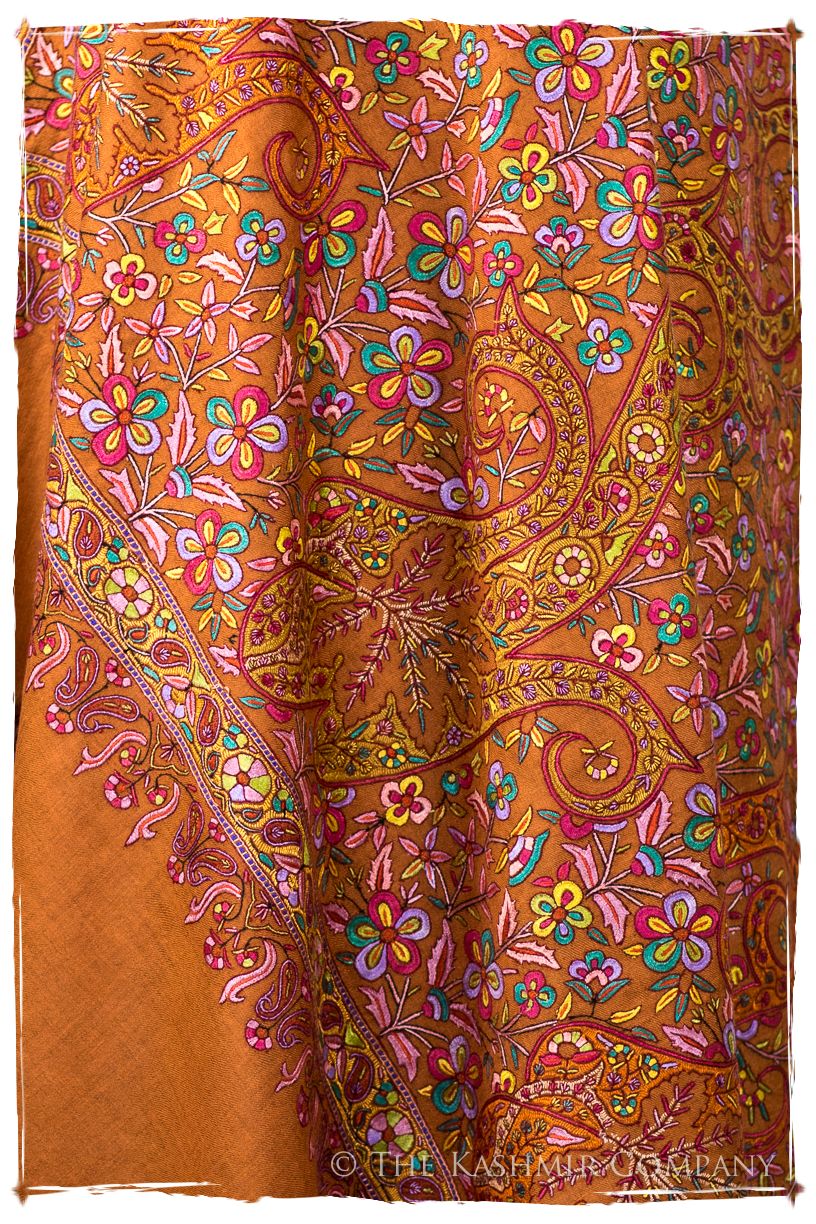 Sunset at Taj - Grand Pashmina Shawl