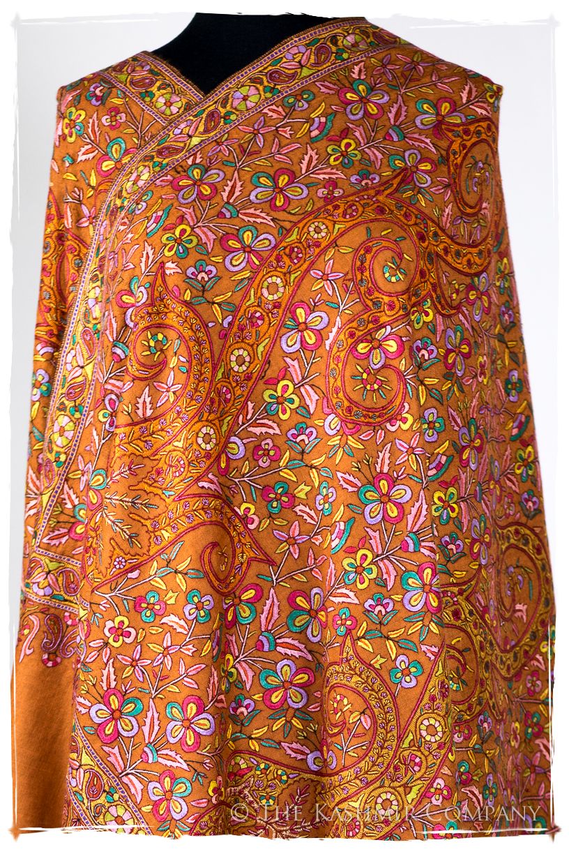 Sunset at Taj - Grand Pashmina Shawl