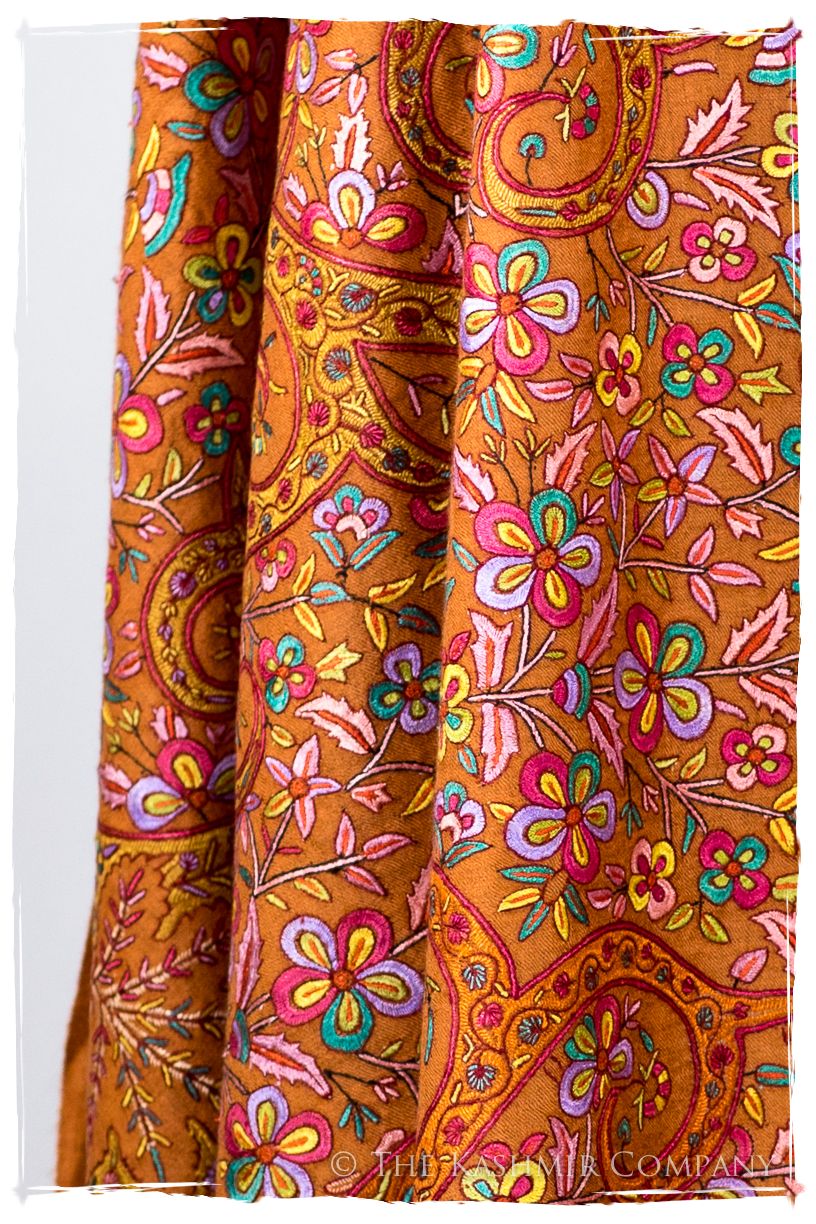 Sunset at Taj - Grand Pashmina Shawl