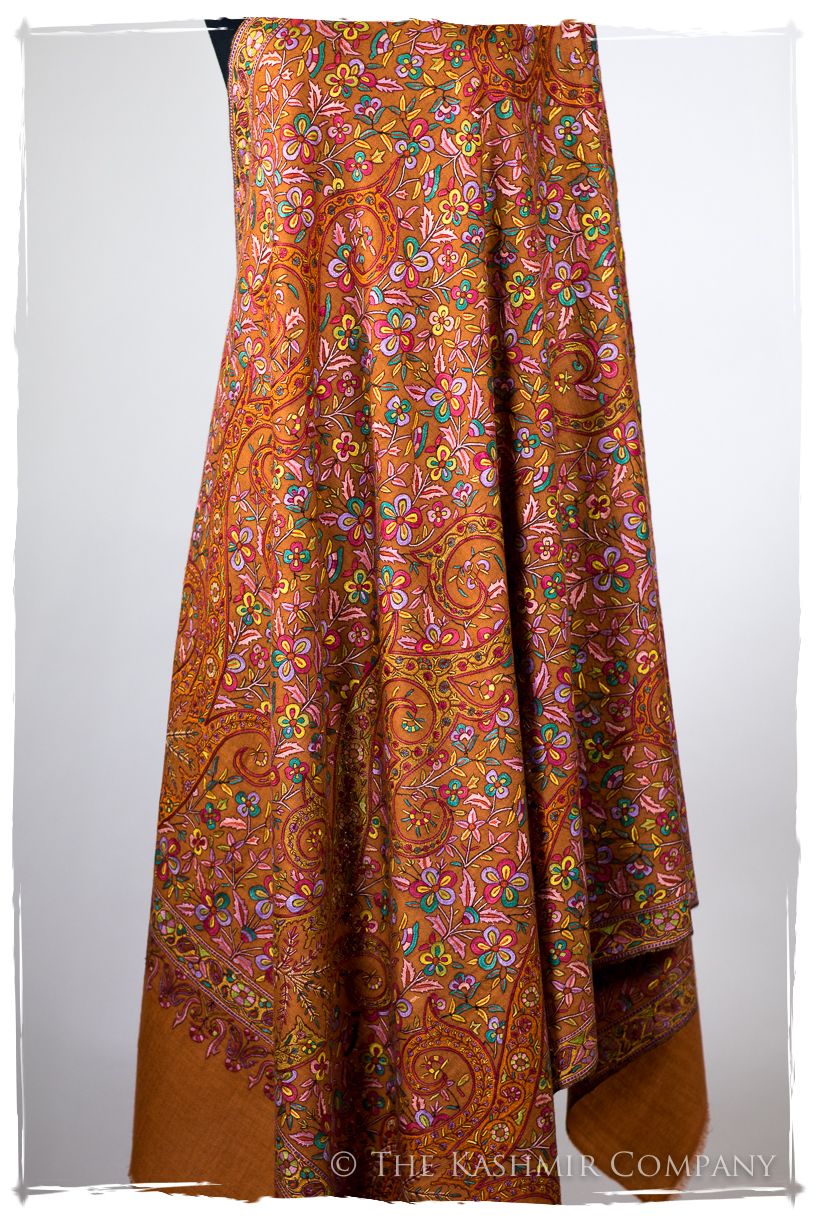 Sunset at Taj - Grand Pashmina Shawl
