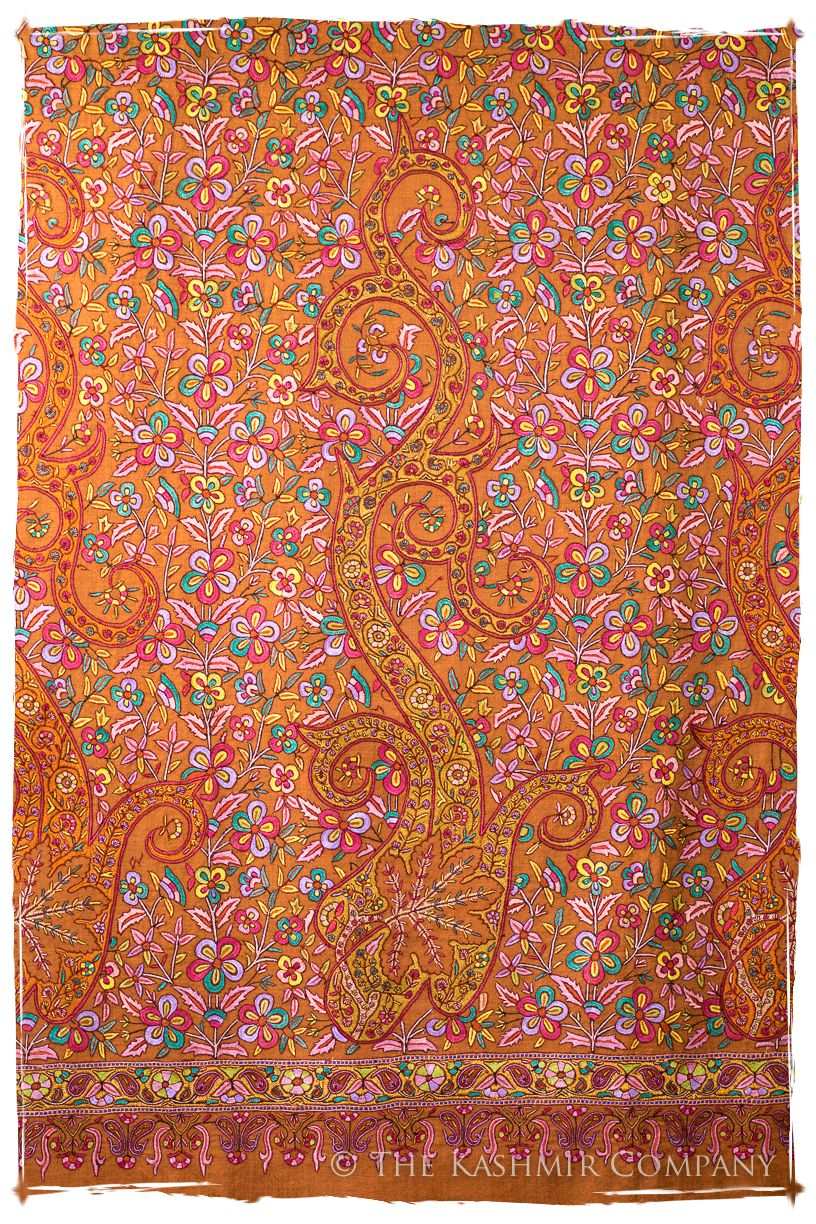 Sunset at Taj - Grand Pashmina Shawl
