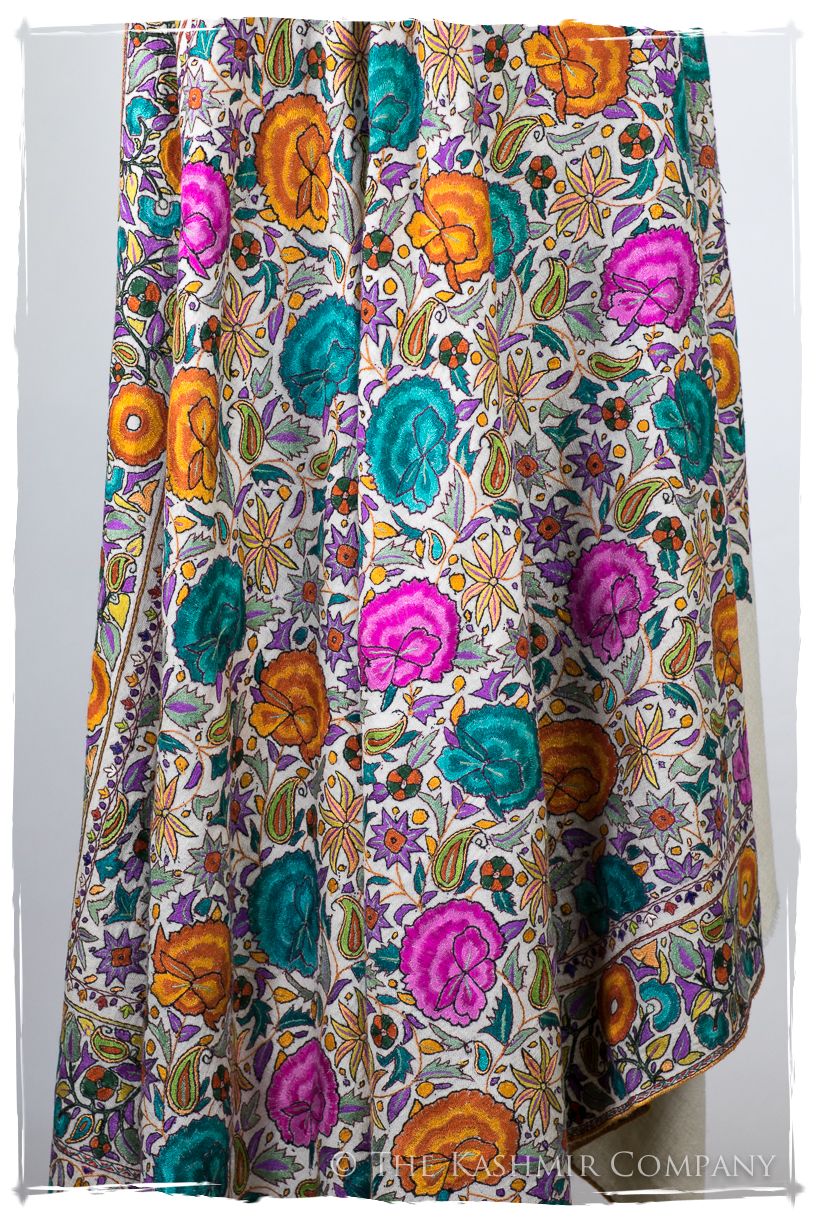 Bijoux Kundan Mughal - Grand Jamawar Pashmina Shawl