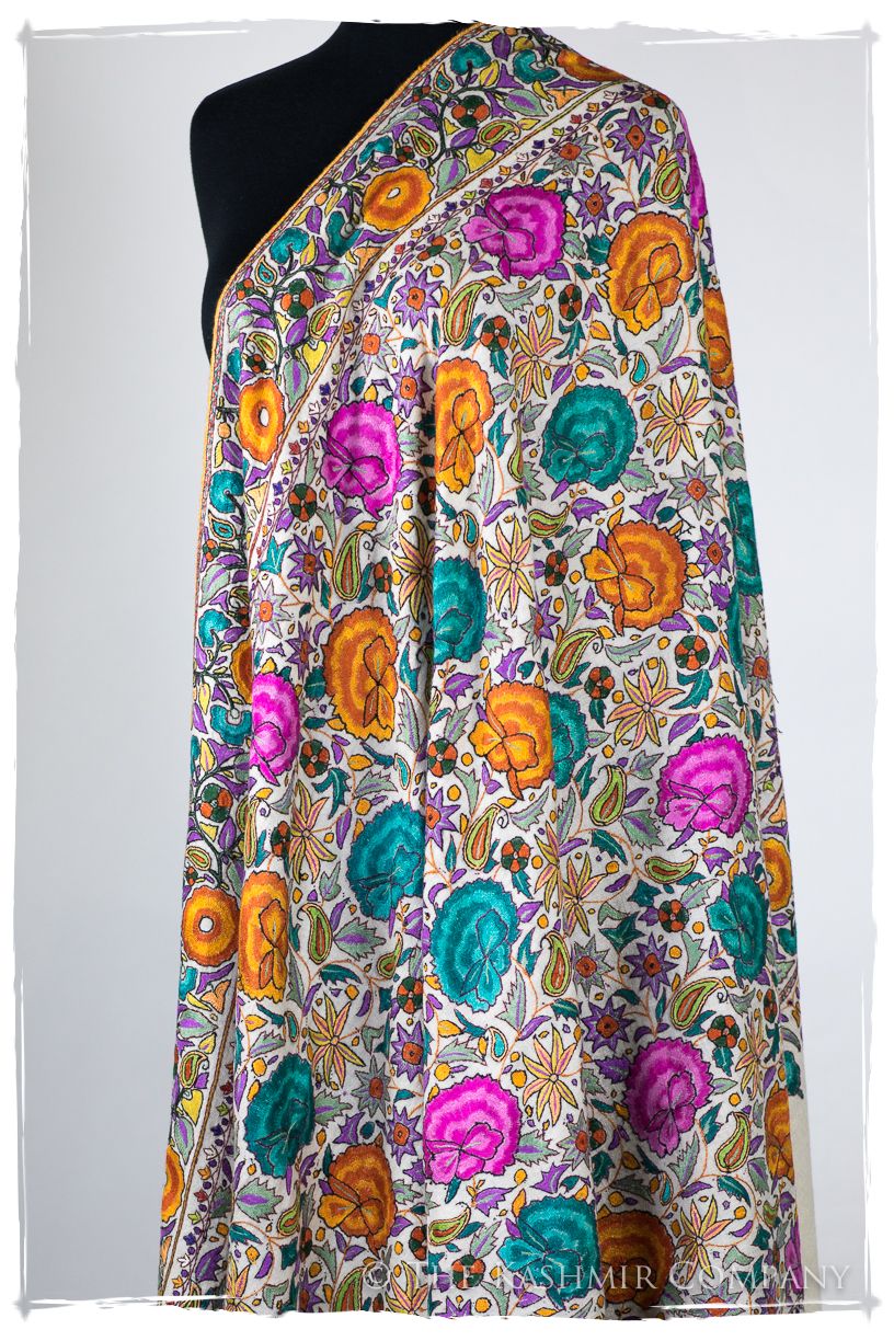 Bijoux Kundan Mughal - Grand Jamawar Pashmina Shawl