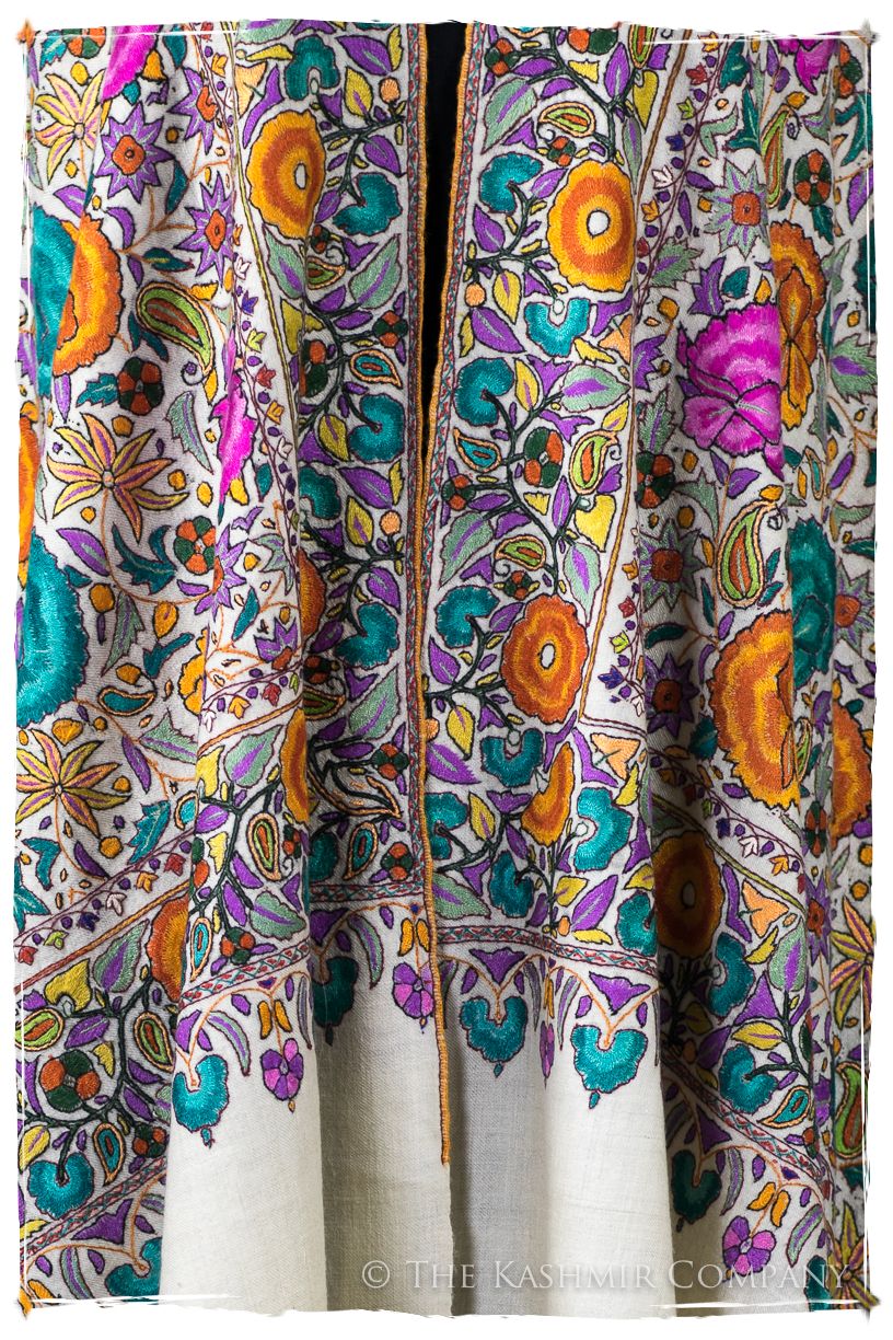 Bijoux Kundan Mughal - Grand Jamawar Pashmina Shawl
