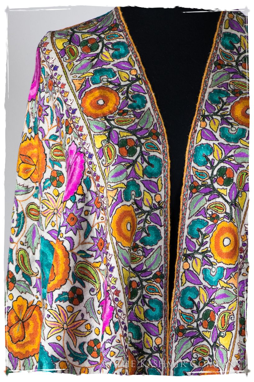 Bijoux Kundan Mughal - Grand Jamawar Pashmina Shawl