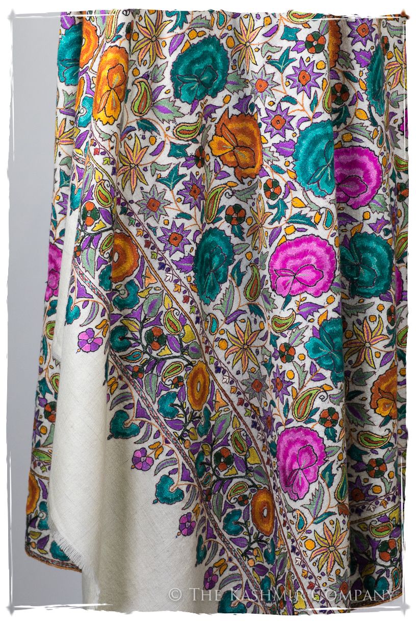 Bijoux Kundan Mughal - Grand Jamawar Pashmina Shawl