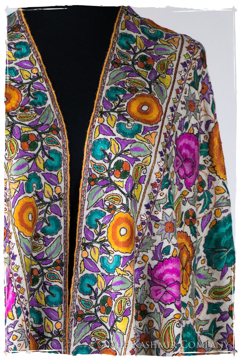 Bijoux Kundan Mughal - Grand Jamawar Pashmina Shawl
