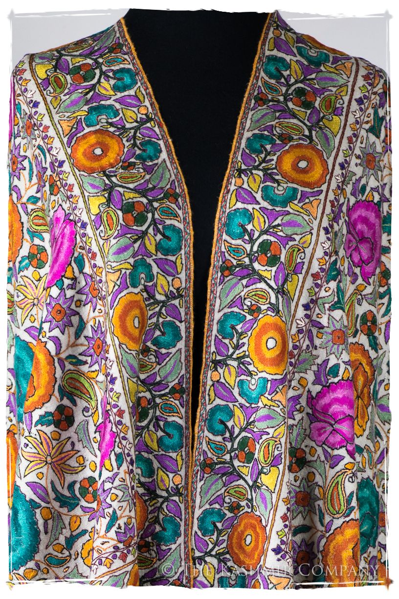 Bijoux Kundan Mughal - Grand Jamawar Pashmina Shawl