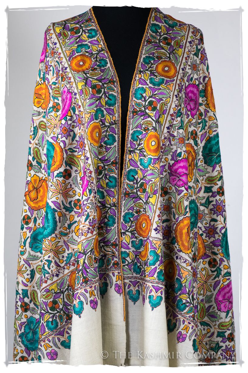 Bijoux Kundan Mughal - Grand Jamawar Pashmina Shawl