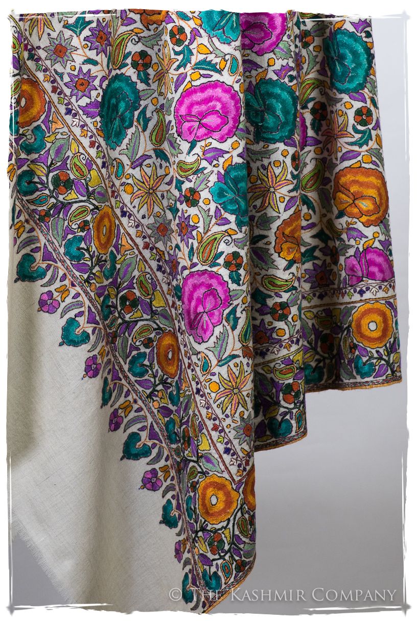 Bijoux Kundan Mughal - Grand Jamawar Pashmina Shawl