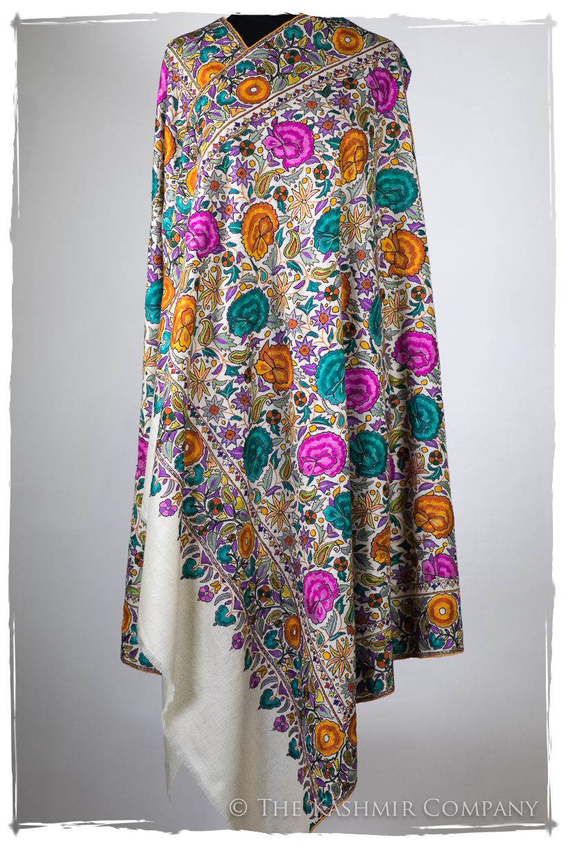 Bijoux Kundan Mughal - Grand Jamawar Pashmina Shawl