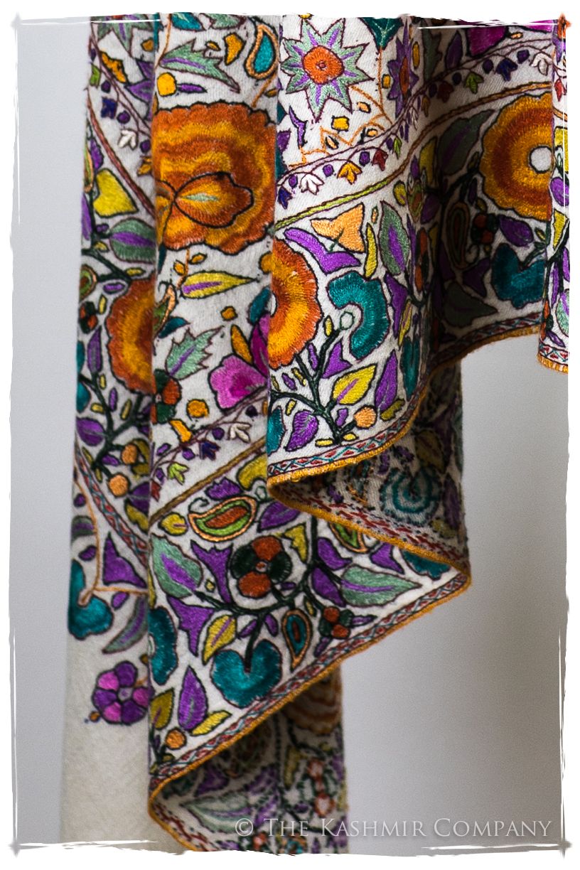 Bijoux Kundan Mughal - Grand Jamawar Pashmina Shawl