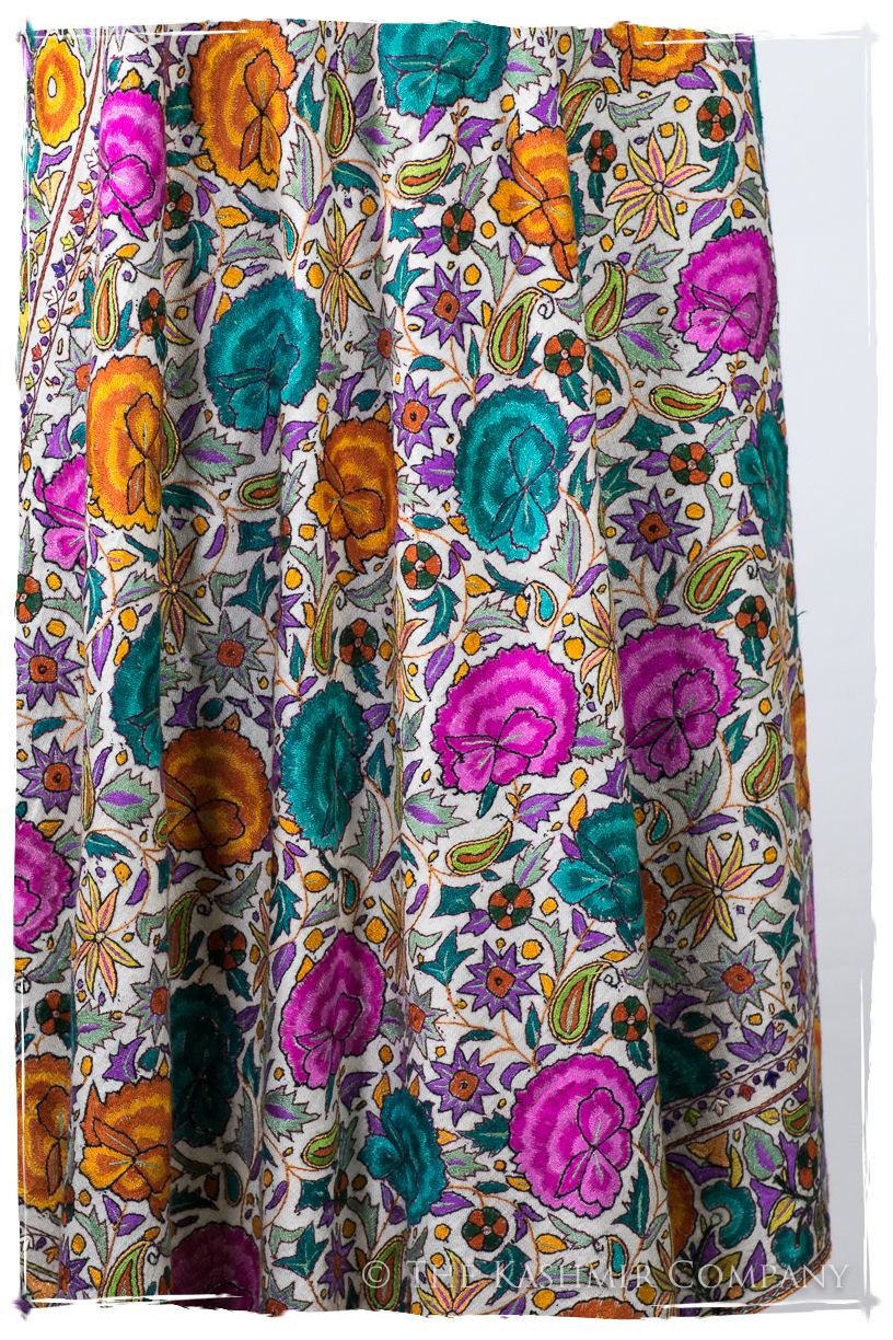 Bijoux Kundan Mughal - Grand Jamawar Pashmina Shawl