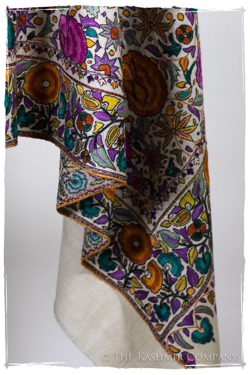 Bijoux Kundan Mughal - Grand Jamawar Pashmina Shawl