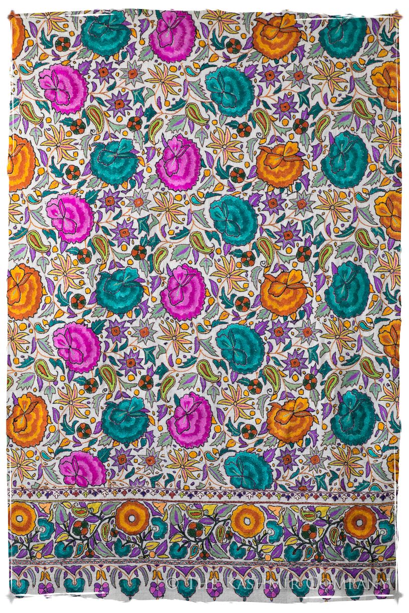 Bijoux Kundan Mughal - Grand Jamawar Pashmina Shawl