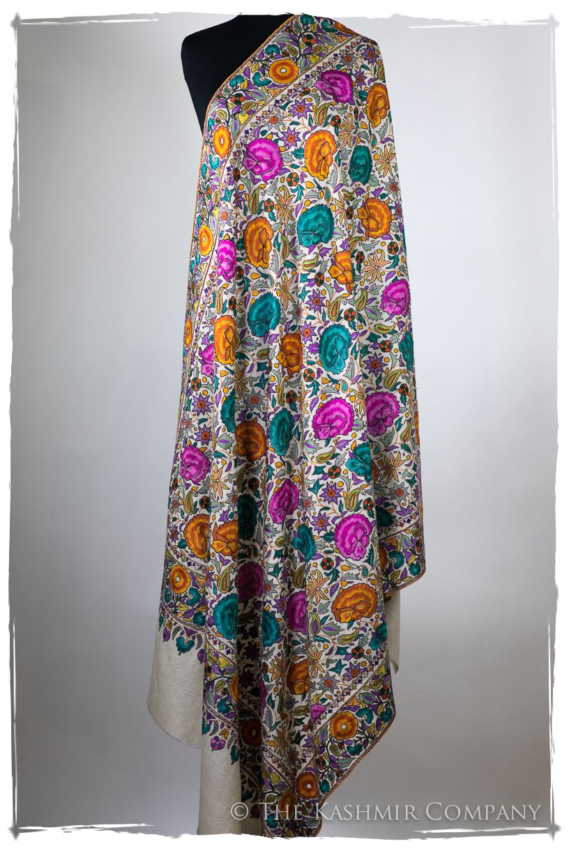 Bijoux Kundan Mughal - Grand Jamawar Pashmina Shawl