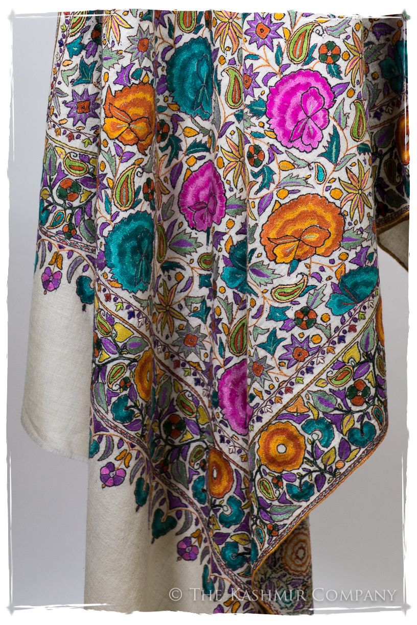 Bijoux Kundan Mughal - Grand Jamawar Pashmina Shawl