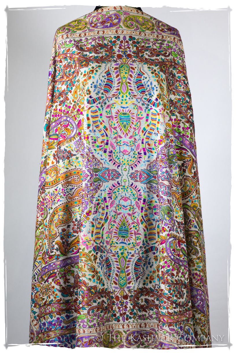 Français Pari Paisley - Grand Pashmina Shawl