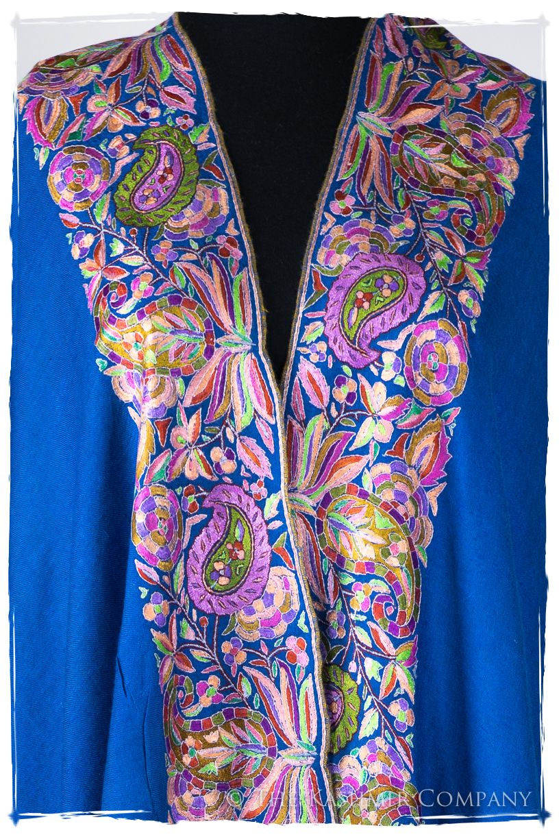 Île tropicale des Salomon - Grand Pashmina Shawl