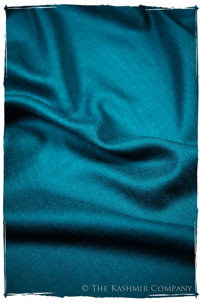 Bul Bul Malibu Blue Kashmir Wool Scarf