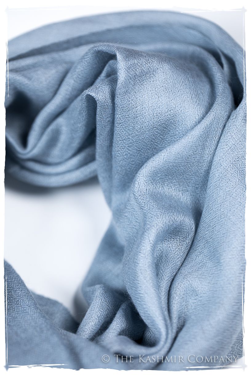 Bul Bul Kentucky Blue Kashmir Wool Scarf