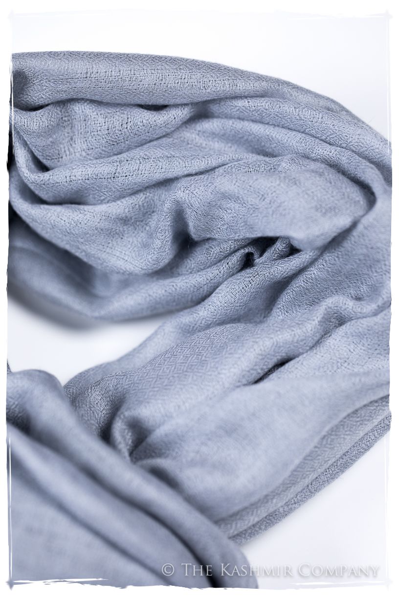 Bul Bul Country Blue Kashmir Wool Scarf