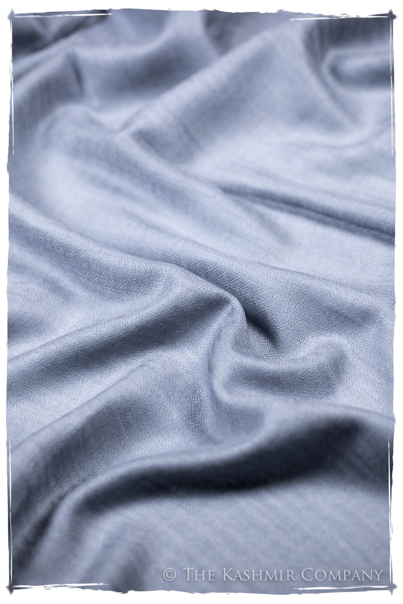 Bul Bul Country Blue Kashmir Wool Scarf