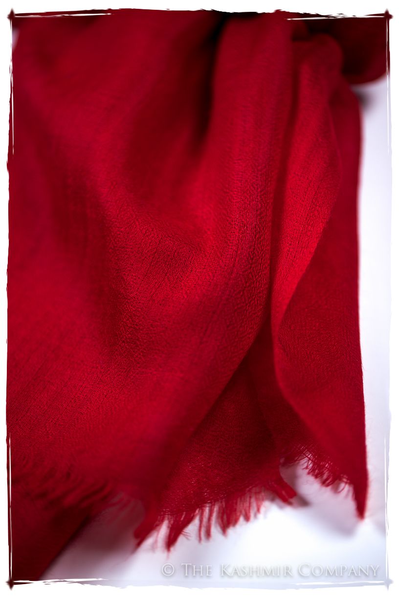Bul Bul Fiery Kashmir Wool Scarf