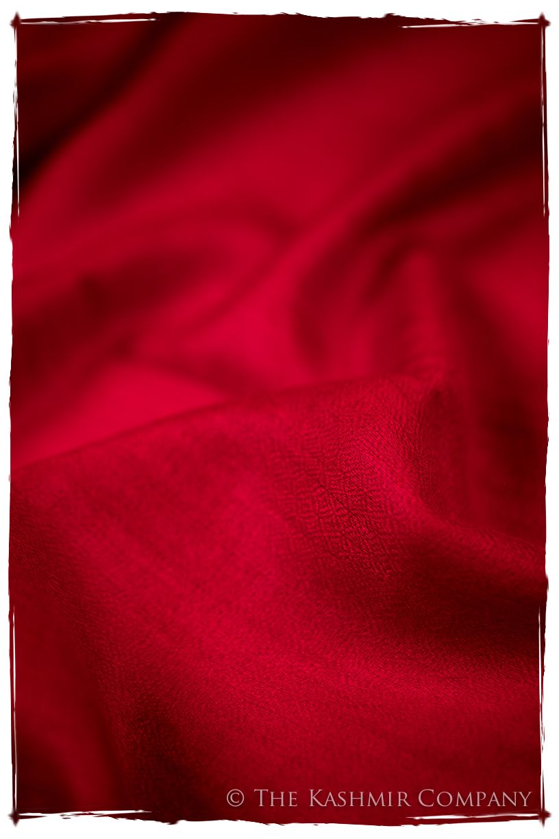 Bul Bul Fiery Kashmir Wool Scarf