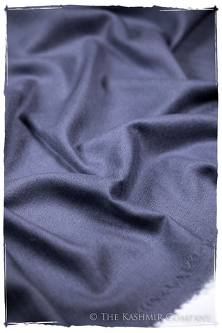 Bul Bul Blue Ice Kashmir Wool Scarf